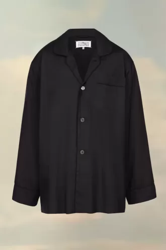 Maison Margiela Seidenpopeline-Hemd
