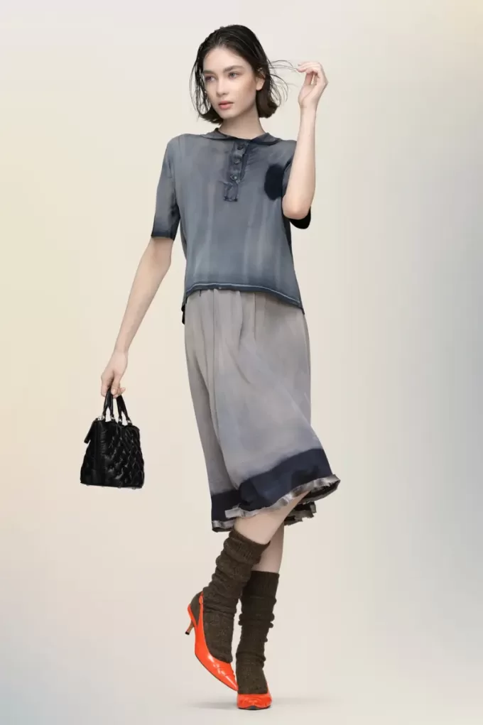 Maison Margiela Sonnengebleichtes Poloshirt Maison Margiela Sonnengebleichtes Poloshirt