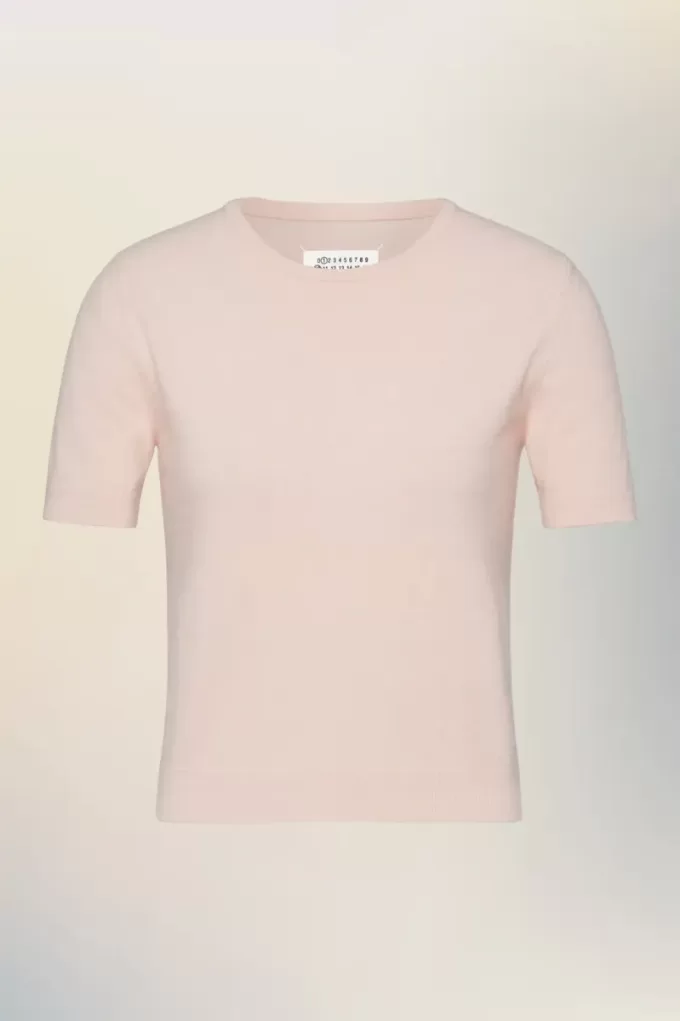 Maison Margiela Strickoberteil mit Rundhalsausschnitt Maison Margiela Strickoberteil mit Rundhalsausschnitt