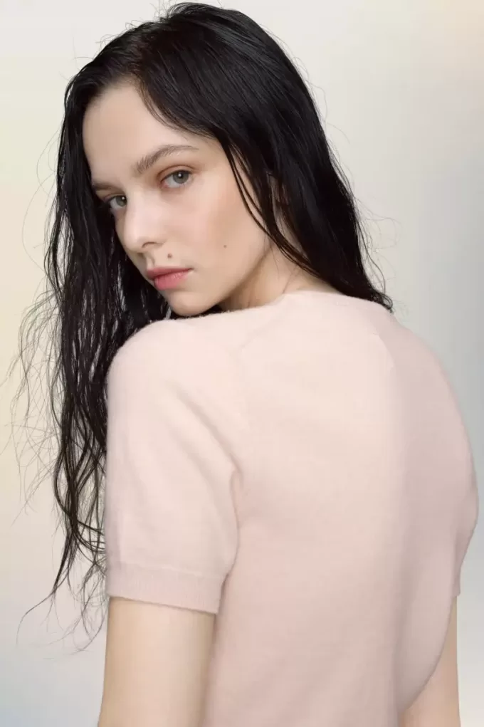 Maison Margiela Strickoberteil mit Rundhalsausschnitt Maison Margiela Strickoberteil mit Rundhalsausschnitt