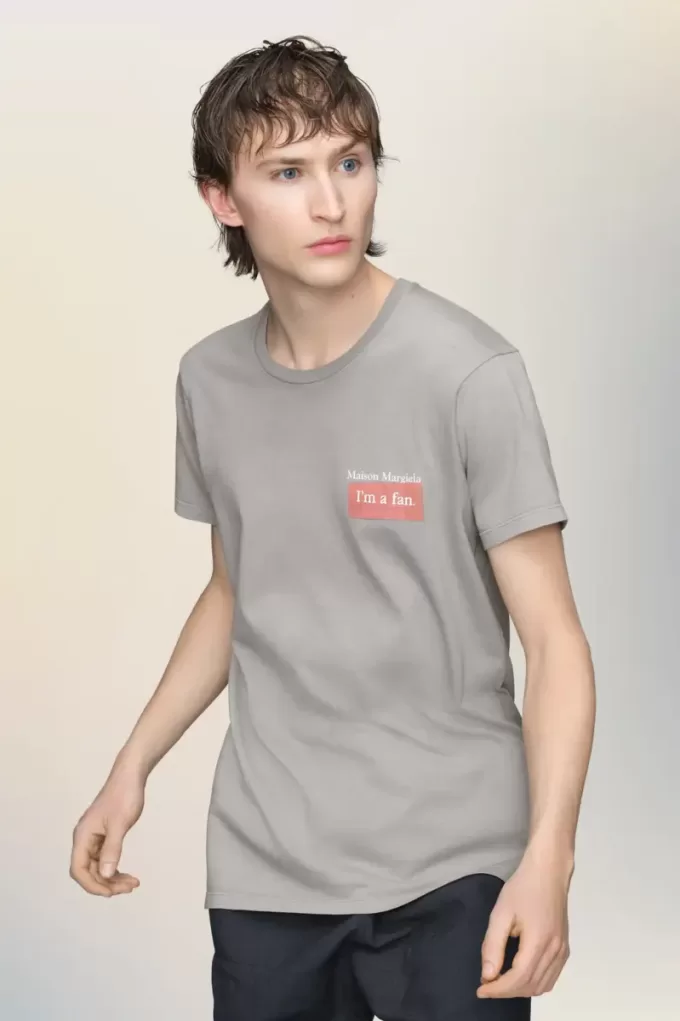 Maison Margiela T-Shirt mit Logo-Patch
