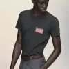 Maison Margiela T-Shirt mit Logo-Patch Maison Margiela T-Shirt mit Logo-Patch