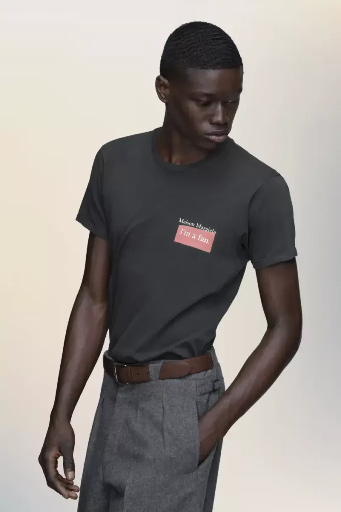 Maison Margiela T-Shirt mit Logo-Patch Maison Margiela T-Shirt mit Logo-Patch