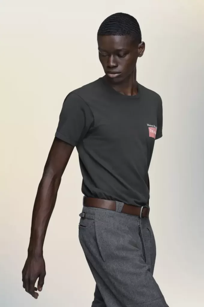Maison Margiela T-Shirt mit Logo-Patch Maison Margiela T-Shirt mit Logo-Patch