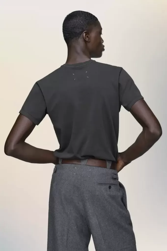 Maison Margiela T-Shirt mit Logo-Patch Maison Margiela T-Shirt mit Logo-Patch