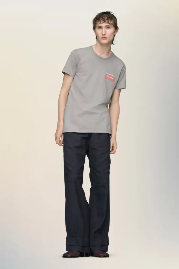 Maison Margiela T-Shirt mit Logo-Patch