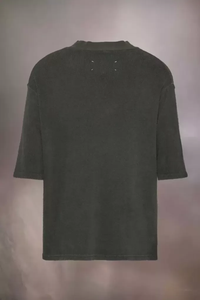 Maison Margiela T-Shirt mit Stempellogo Maison Margiela T-Shirt mit Stempellogo