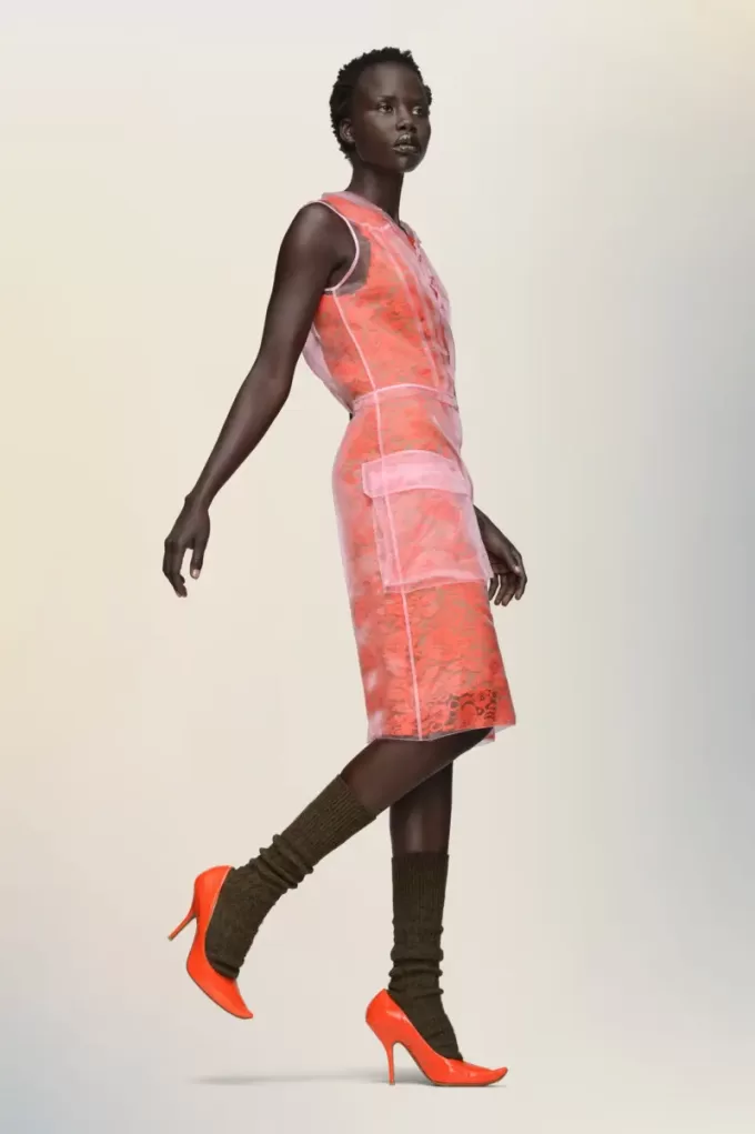 Maison Margiela Transparentes Teekleid Maison Margiela Transparentes Teekleid