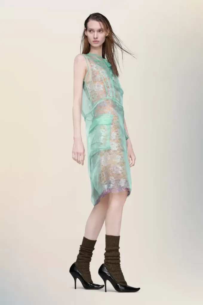 Maison Margiela Transparentes Teekleid Maison Margiela Transparentes Teekleid
