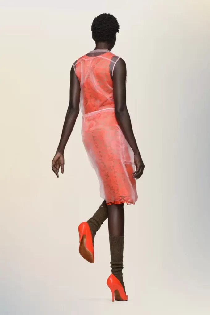 Maison Margiela Transparentes Teekleid Maison Margiela Transparentes Teekleid