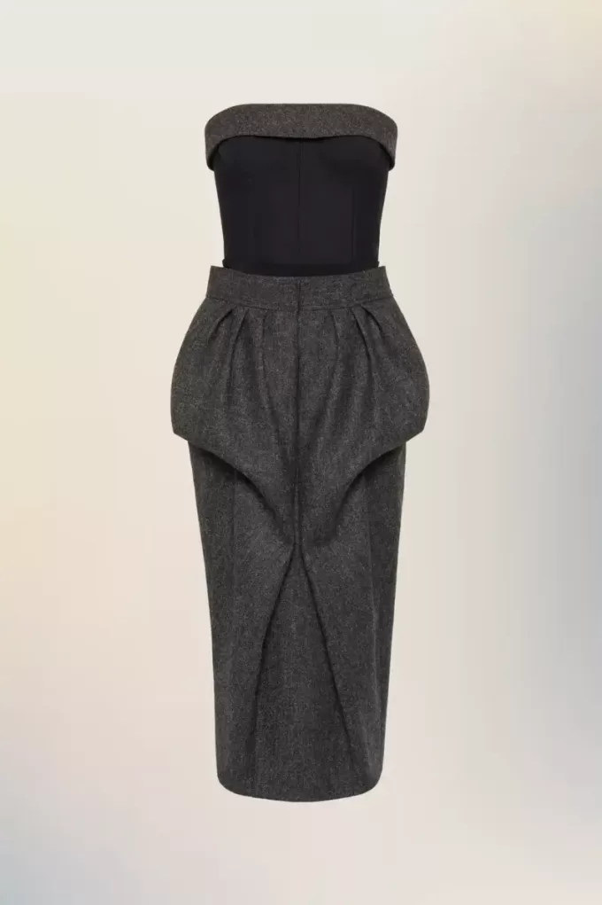 Maison Margiela Woll-Bustierkleid Maison Margiela Woll-Bustierkleid