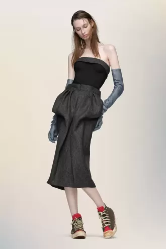 Maison Margiela Woll-Bustierkleid Maison Margiela Woll-Bustierkleid