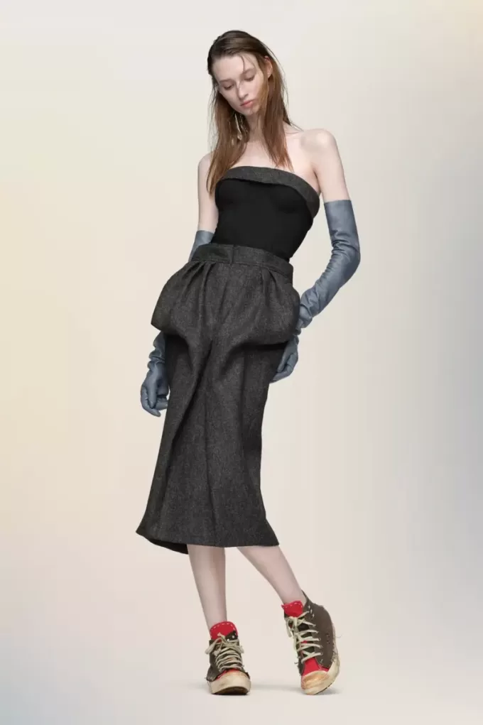 Maison Margiela Woll-Bustierkleid Maison Margiela Woll-Bustierkleid