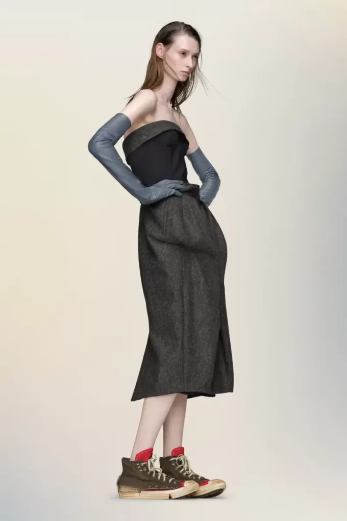 Maison Margiela Woll-Bustierkleid Maison Margiela Woll-Bustierkleid
