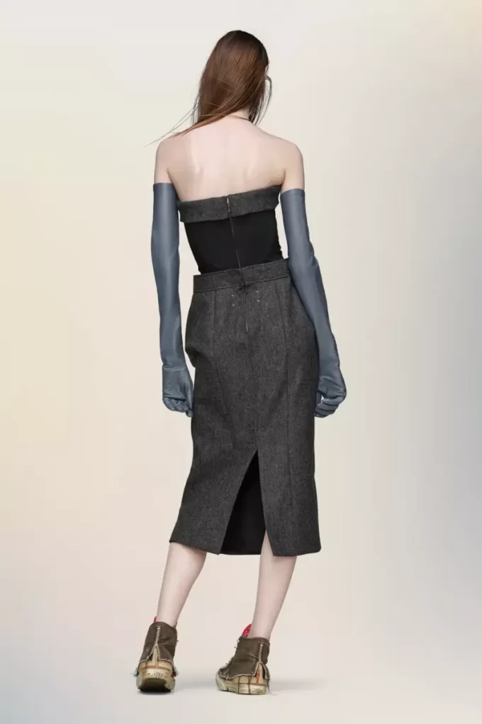 Maison Margiela Woll-Bustierkleid Maison Margiela Woll-Bustierkleid