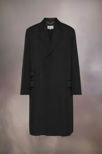 Maison Margiela Woll-Seidenmantel