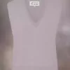 Maison Margiela Wollweste mit V-Ausschnitt Maison Margiela Wollweste mit V-Ausschnitt