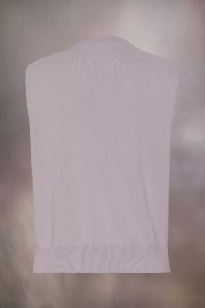 Maison Margiela Wollweste mit V-Ausschnitt Maison Margiela Wollweste mit V-Ausschnitt