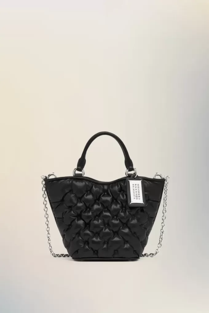 Mini-Tragetasche mit Glam-Slam-Stickerei Mini-Tragetasche mit Glam-Slam-Stickerei