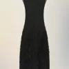 Retrogrades Seidenstrickkleid Retrogrades Seidenstrickkleid