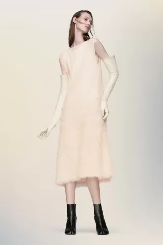 Retrogrades Seidenstrickkleid Retrogrades Seidenstrickkleid