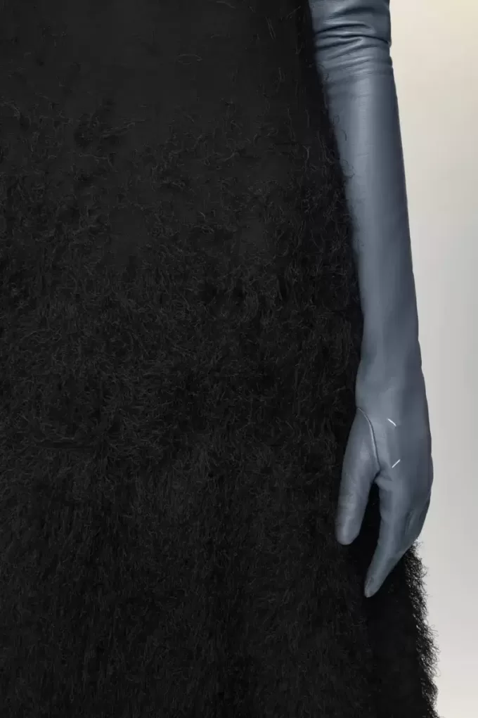 Retrogrades Seidenstrickkleid Retrogrades Seidenstrickkleid