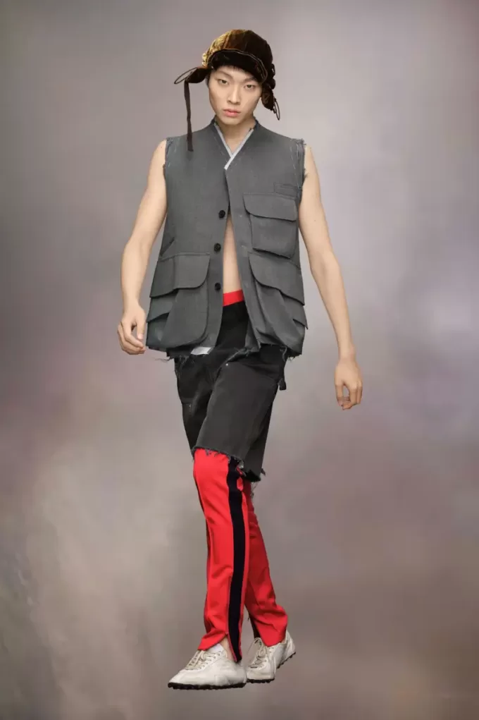 Ärmellose Wolljacke Ärmellose Wolljacke