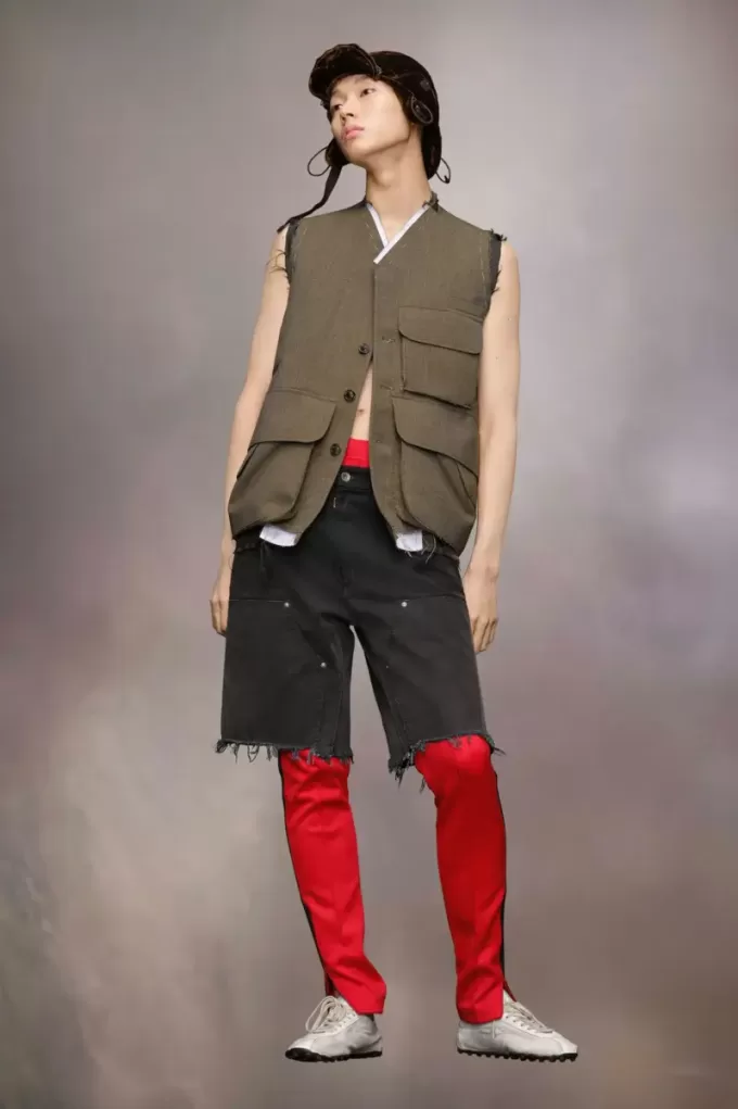 Ärmellose Wolljacke Ärmellose Wolljacke