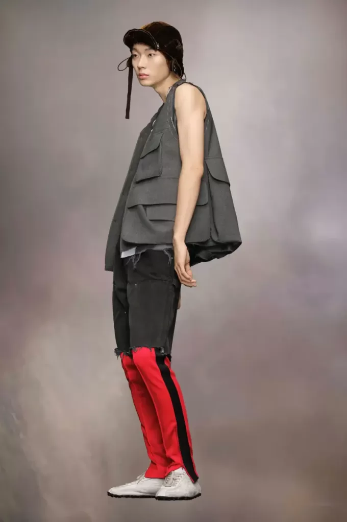 Ärmellose Wolljacke Ärmellose Wolljacke