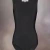 Ärmelloser Body aus technischem Jersey Ärmelloser Body aus technischem Jersey