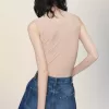 Ärmelloser Body aus technischem Jersey Ärmelloser Body aus technischem Jersey