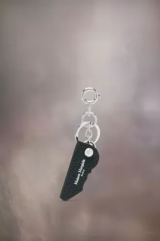 Schlüsselanhänger aus Leder mit Logo