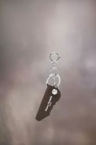 Schlüsselanhänger aus Leder mit Logo