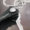 Schlüsselanhänger aus Leder mit Logo Schlüsselanhänger aus Leder mit Logo