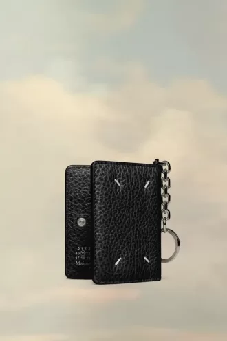 Schlüsselanhänger-Kartenhalter mit vier Stichen