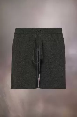 Shorts aus Kaschmirstrick