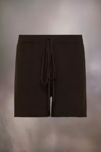 Shorts aus Kaschmirstrick