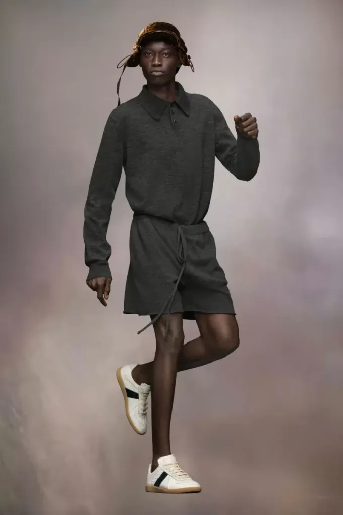 Shorts aus Kaschmirstrick Shorts aus Kaschmirstrick
