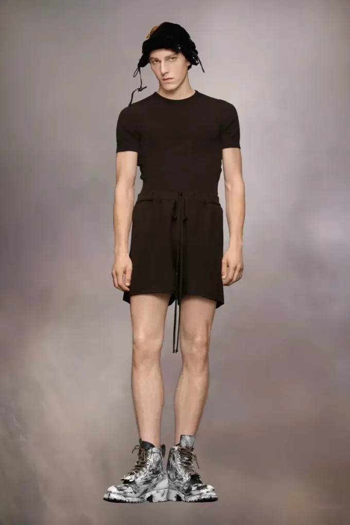 Shorts aus Kaschmirstrick Shorts aus Kaschmirstrick