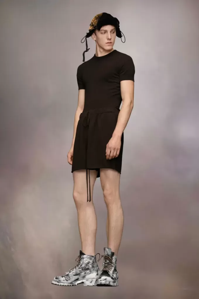 Shorts aus Kaschmirstrick Shorts aus Kaschmirstrick