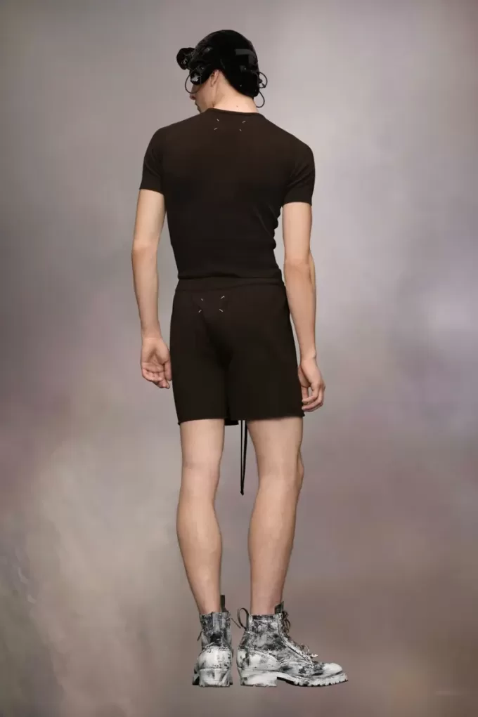 Shorts aus Kaschmirstrick Shorts aus Kaschmirstrick