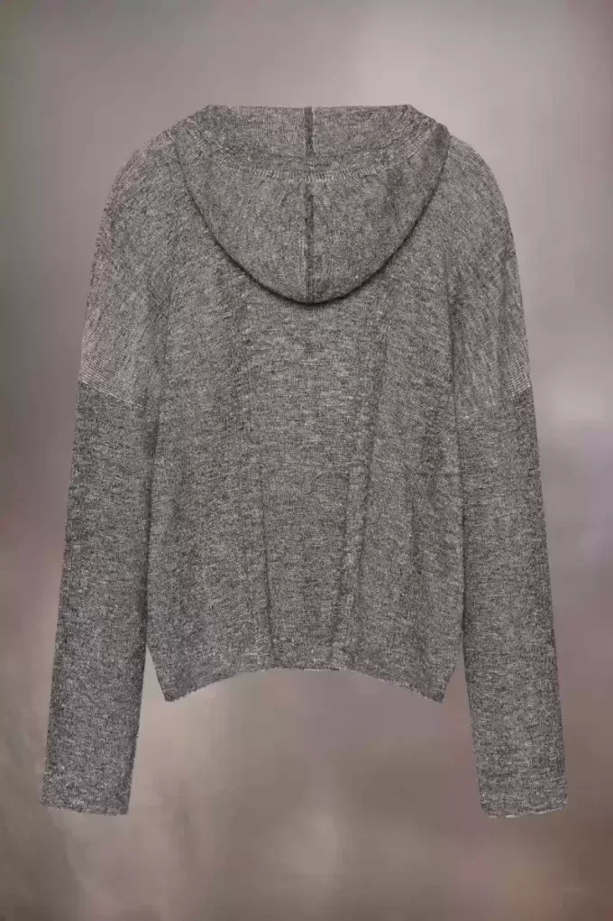Sommerlicher Kinnstrick-Hoodie Sommerlicher Kinnstrick-Hoodie