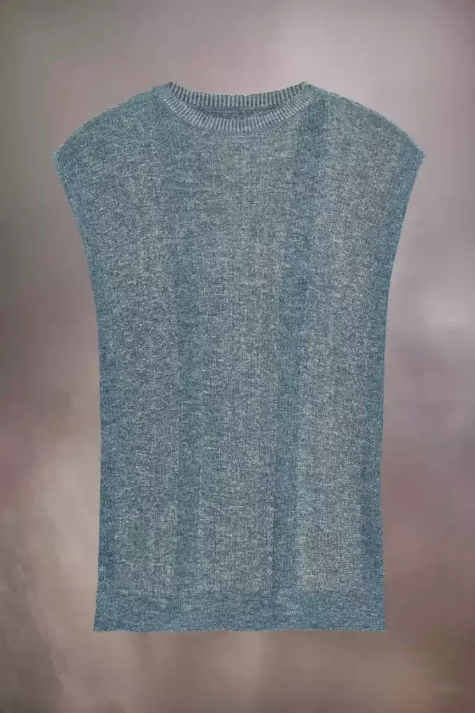 Sommerliches Kinnstrick-Tanktop Sommerliches Kinnstrick-Tanktop