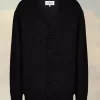 Strickjacke mit Ellenbogenpatches Strickjacke mit Ellenbogenpatches