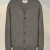 Strickjacke mit Ellenbogenpatches Strickjacke mit Ellenbogenpatches