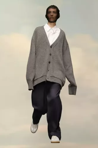 Strickjacke mit Ellenbogenpatches
