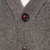 Strickjacke mit Ellenbogenpatches Strickjacke mit Ellenbogenpatches