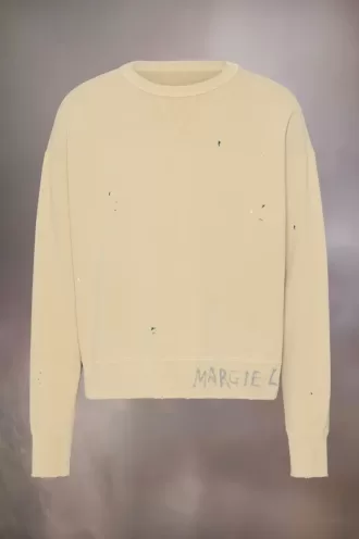 Sweatshirt mit Graffiti-Logo Sweatshirt mit Graffiti-Logo