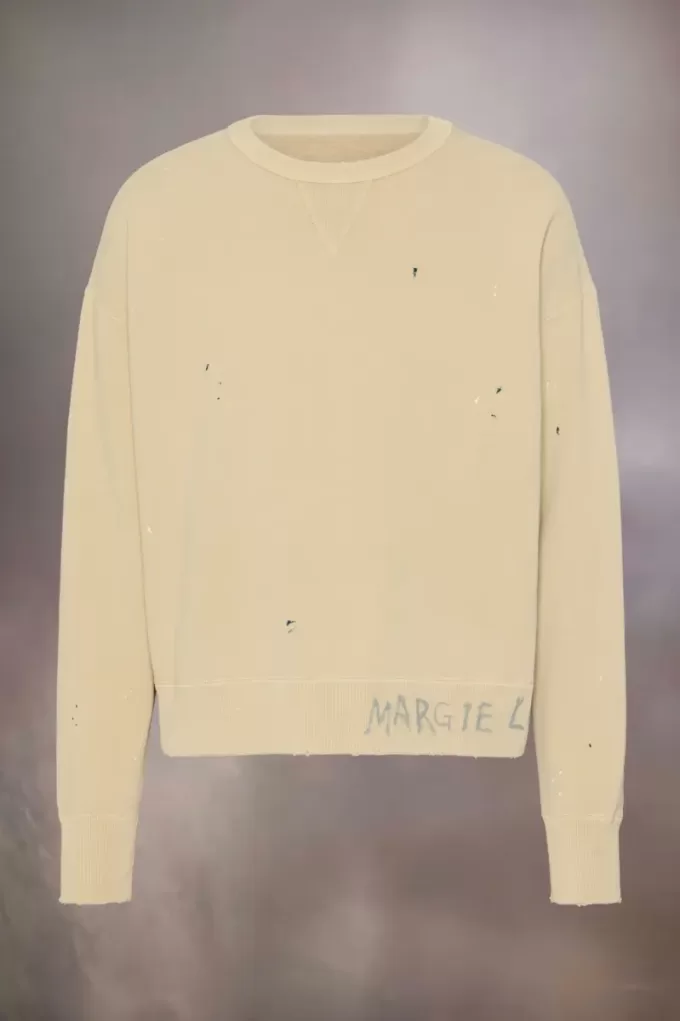 Sweatshirt mit Graffiti-Logo Sweatshirt mit Graffiti-Logo