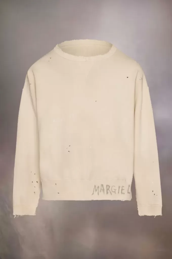 Sweatshirt mit handgeschriebenem Logo